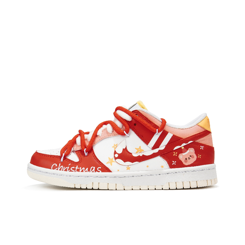 【Custom】Nike Dunk Low Christmas Bear