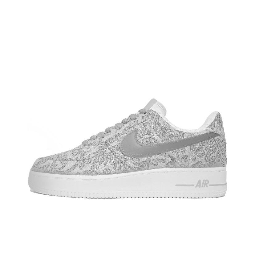 【Custom】Nike Air Force 1 07 Silver Dragon