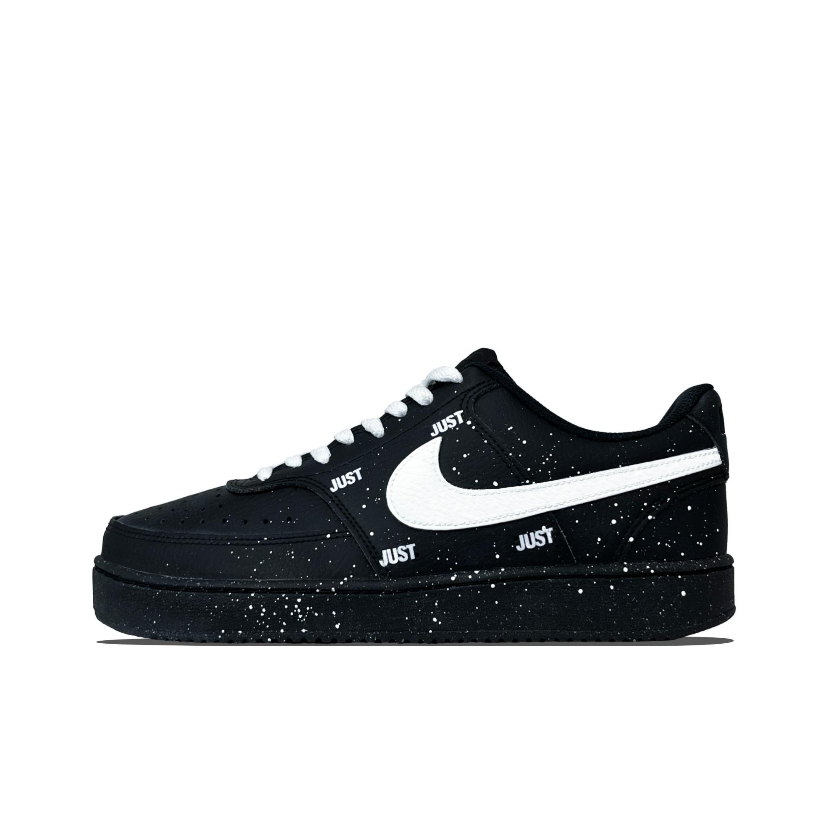 【Custom】Nike Court Vision Low Black Nightfall