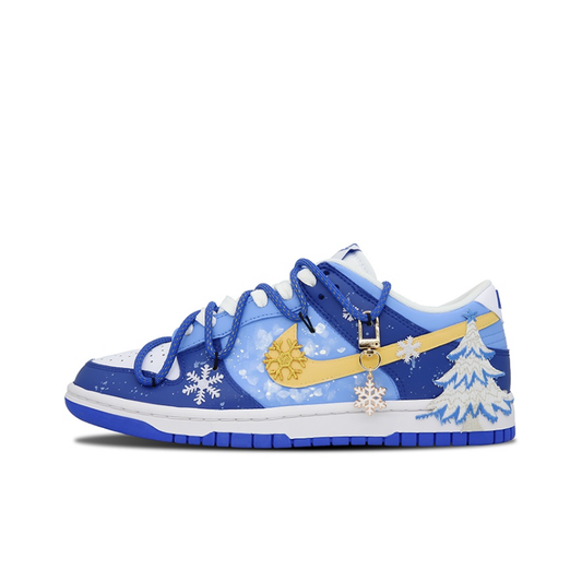 【Custom】Nike Dunk Low Christmas Snowy Forest