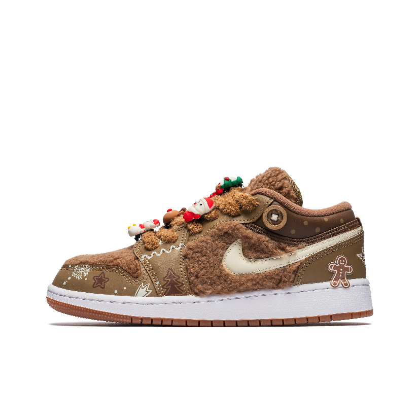 【Custom】Jordan Air Jordan 1 Low Plush Bear