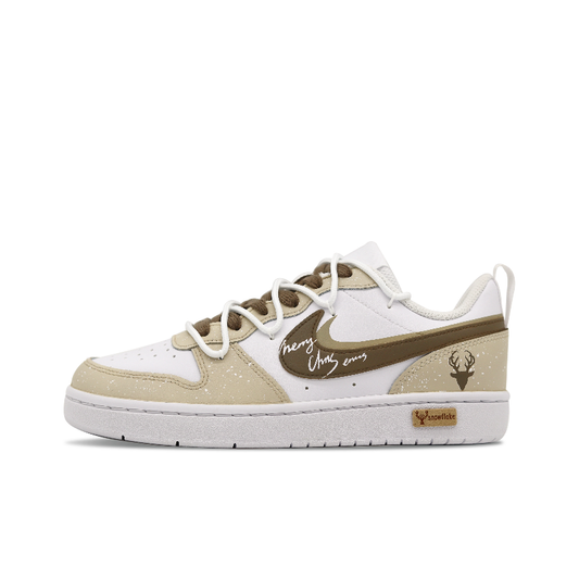 【Custom】Nike Court Borough Winter Snow Sacred Deer