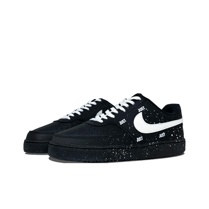 【Custom】Nike Court Vision Low Black Nightfall