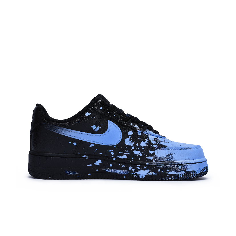 【Custom】Nike Air Force 1 Crazy Graffiti Blue