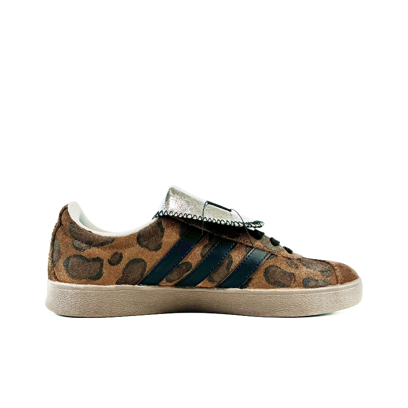 【Custom】Adidas neo VI Court Leopard Hottie