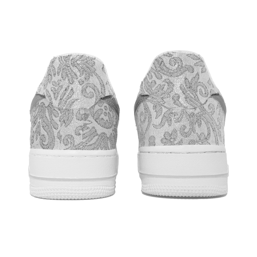 【Custom】Nike Air Force 1 07 Silver Dragon