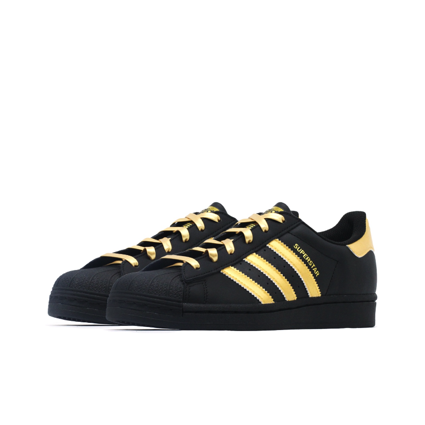 【Custom】Adidas originas Superstar Black Gold Shell