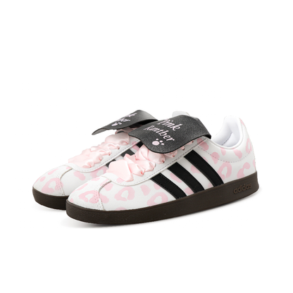 【Custom】Adidas neo VL Court Pink Leopard Print