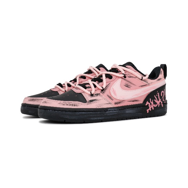 【Custom】Nike Court Borough Pink World