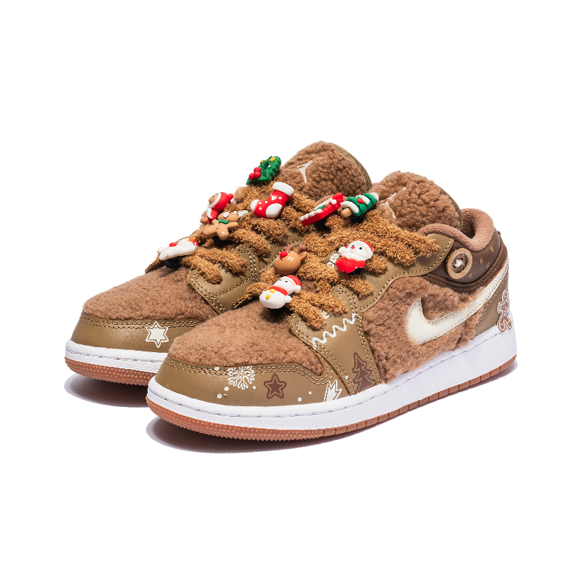 【Custom】Jordan Air Jordan 1 Low Plush Bear