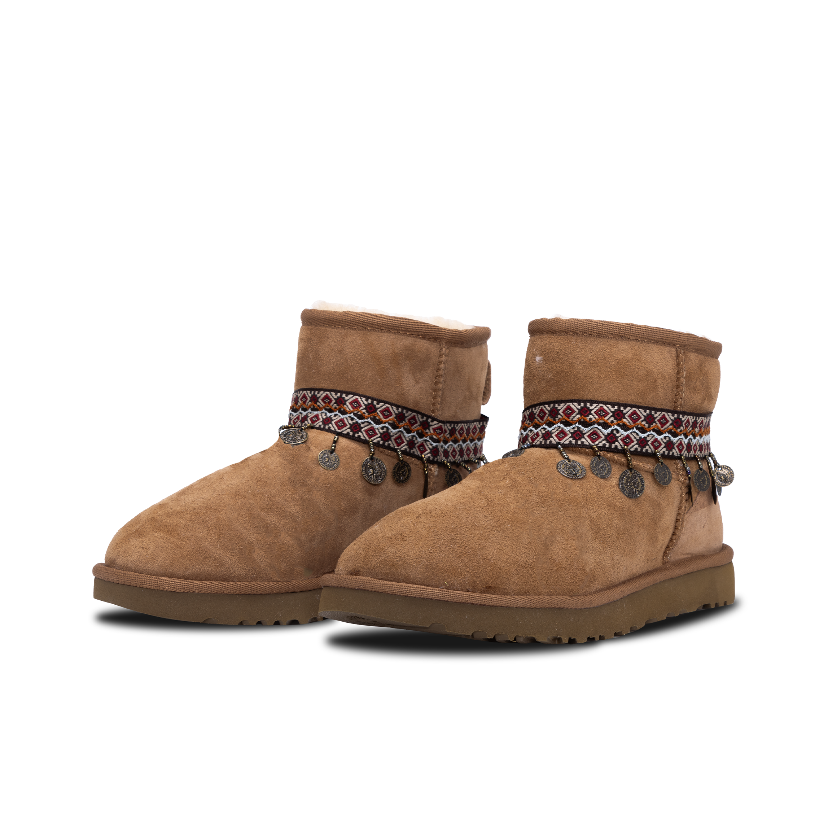 【Custom】UGG CLASSIC MINI Bohemian Style