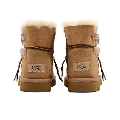 【Custom】UGG Mini Bailey Bow II Gingerbread Man