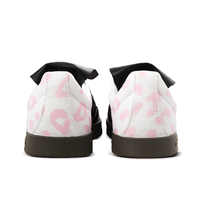 【Custom】Adidas neo VL Court Pink Leopard Print