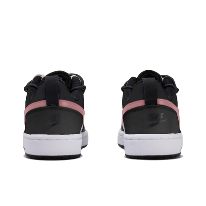 【Custom】Nike Court Borough OKHR Swift black and pink with English graffiti