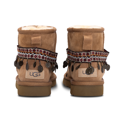 【Custom】UGG CLASSIC MINI Bohemian Style